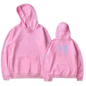 BTS Love Yourself Pink Hoodie